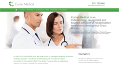 Desktop Screenshot of curianmedical.co.uk